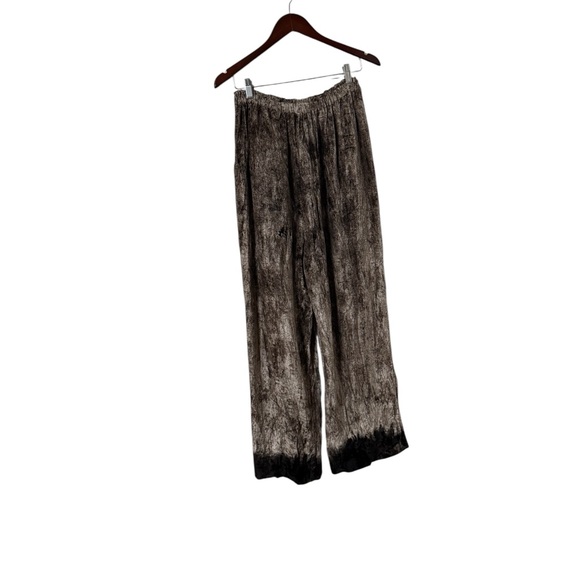 ISSEY MIYAKE Crushed Velvet Pull On Wide Leg Pants Joggers - Picture 7 of 8